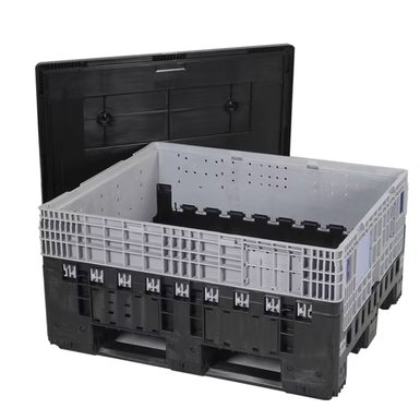 1200x1000x595mm Foldable Plastic Pallet Box for Autoparts